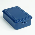 Toyo Steel Toolbox T-150 Steel Stackable Storage Box | Indigo