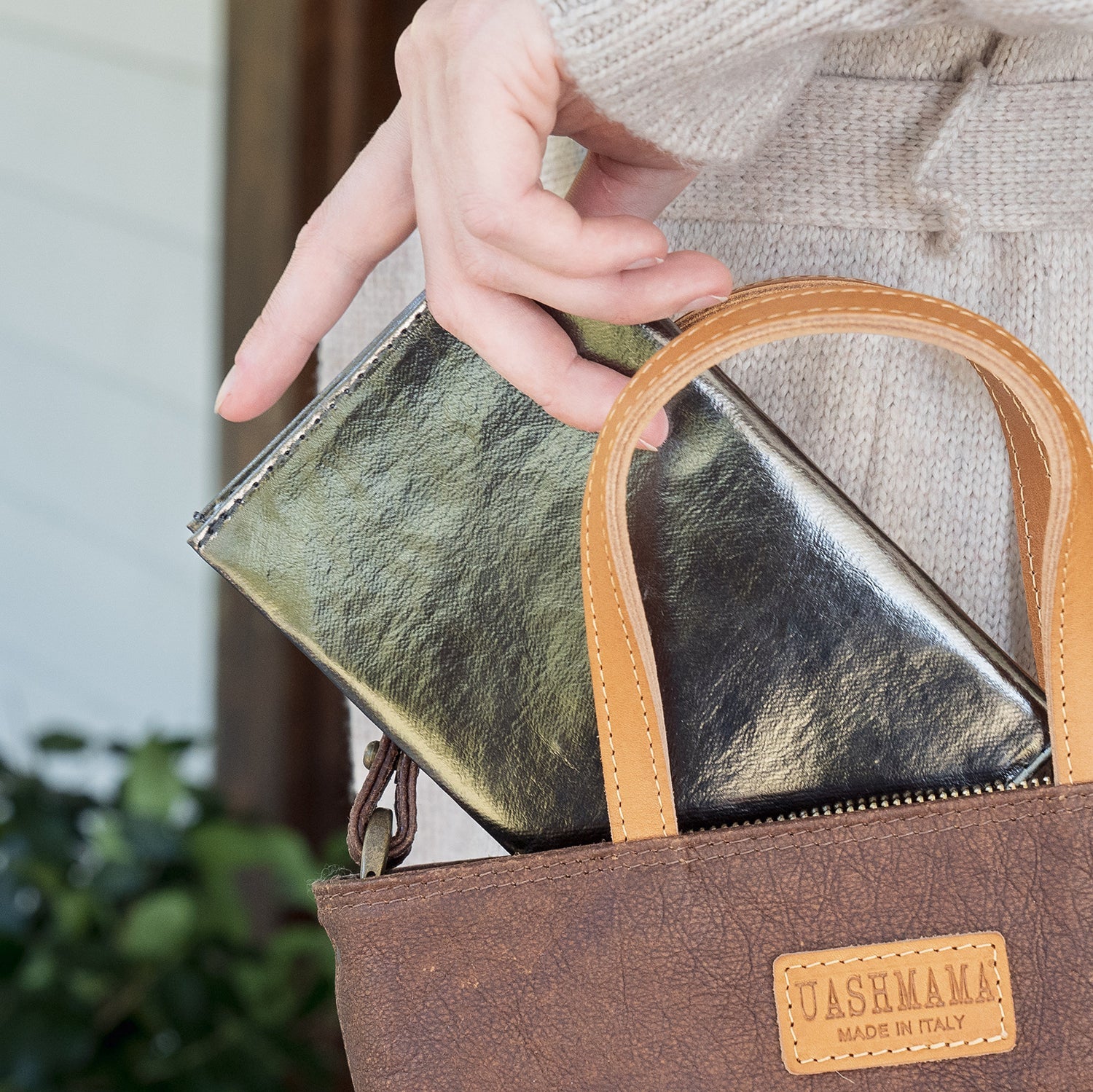 Uashmama Wallet Large - Platino