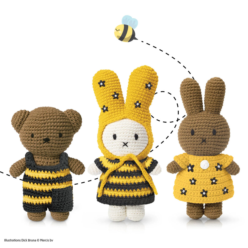 Just Dutch Miffy | Bumble Bee + Flower and Hat