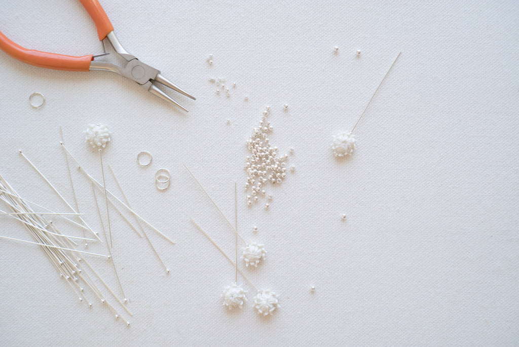 Purely Porcelain Floral Earrings | Daffodil