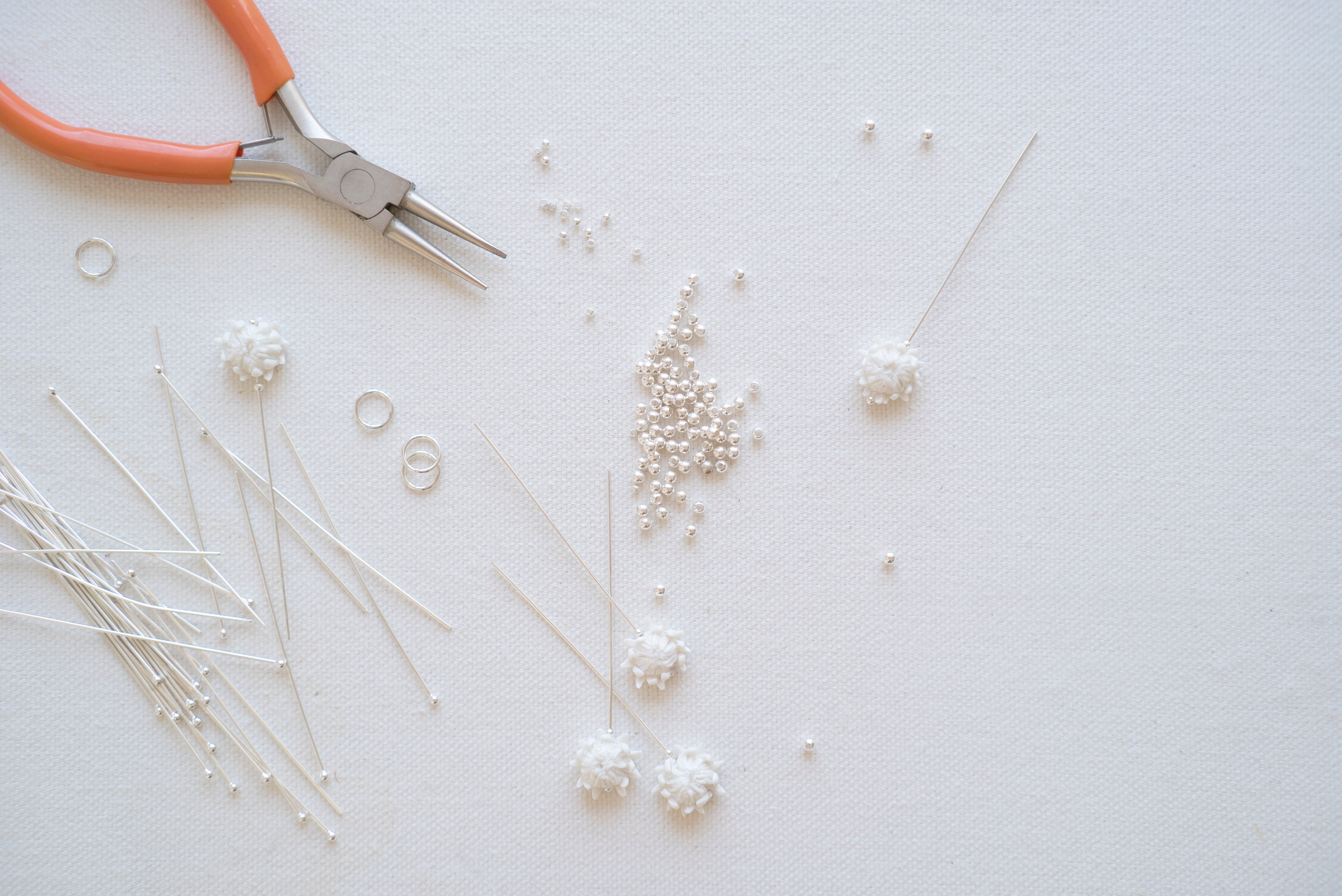Purely Porcelain Floral Earrings | Daffodil