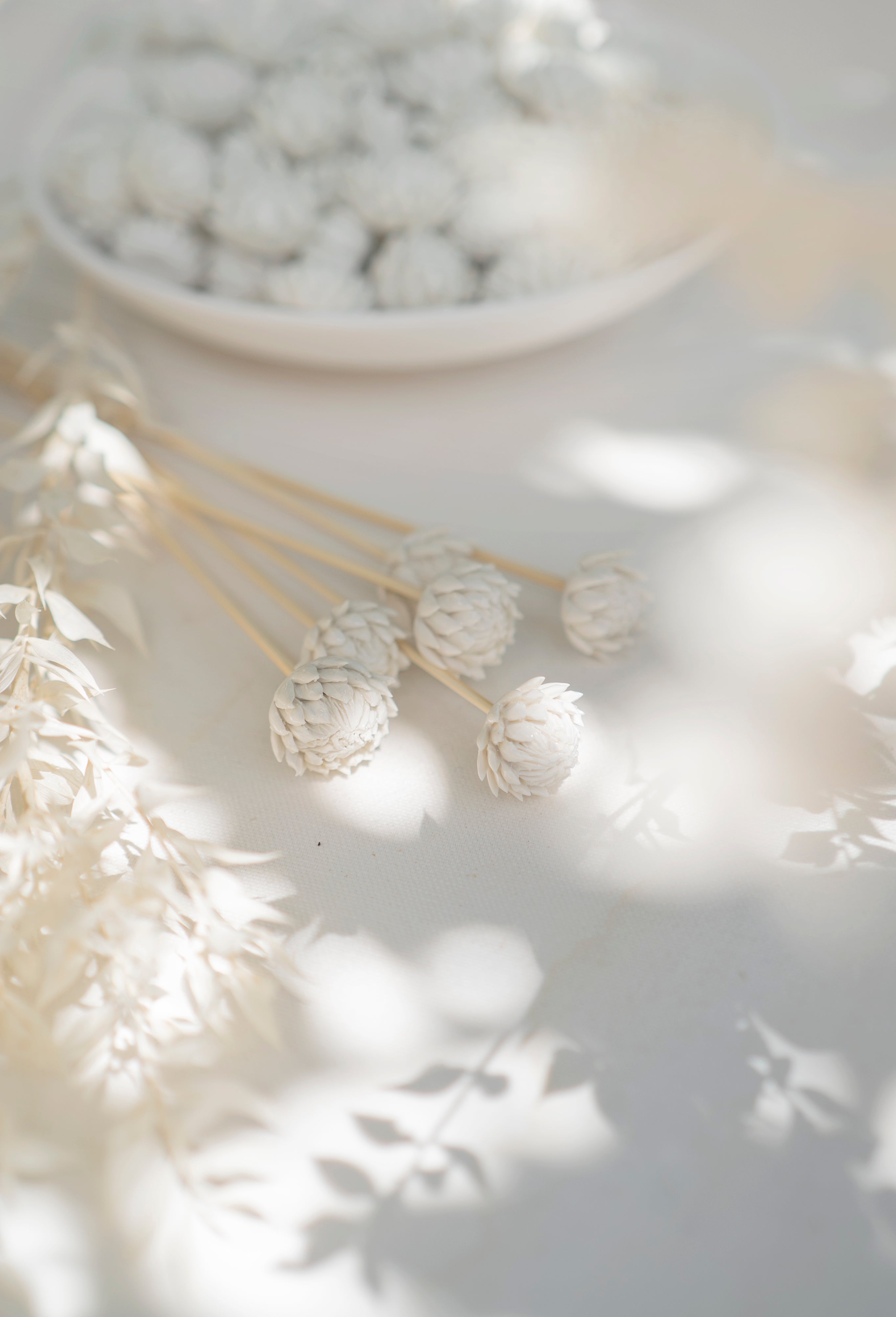 Purely Porcelain Diffuser Flowers | Glazed King Protea | Medium