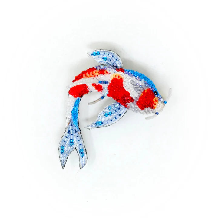 Trovelore Kohaku Koi Fish Brooch