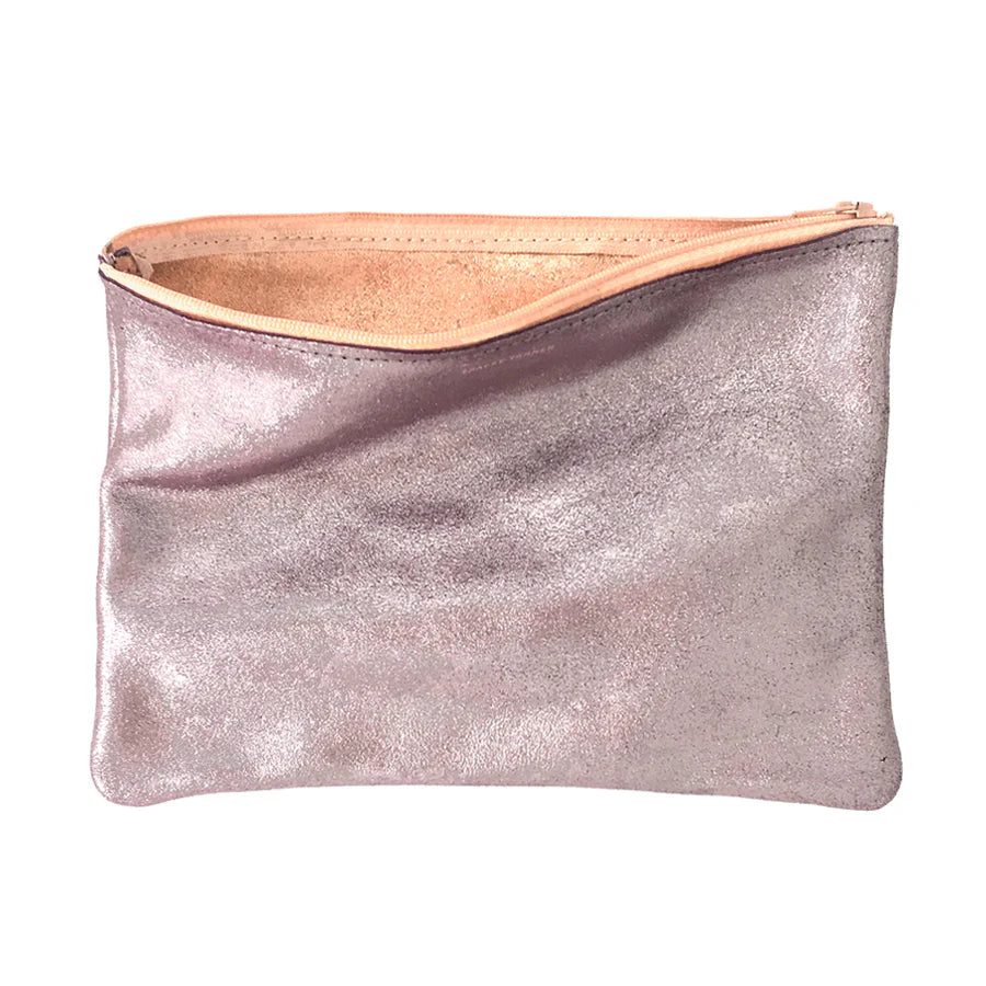 Tracey Tanner - Sparkle Zip Large | Sparkle Lavender with Peach