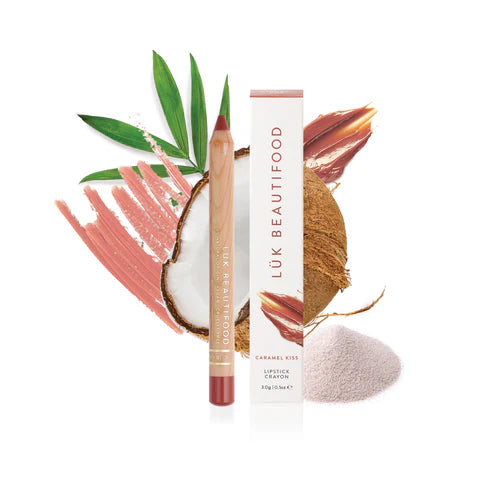 LÜK BEAUTIFOOD - Eco-Luxe Lipstick Crayon | Caramel Kiss