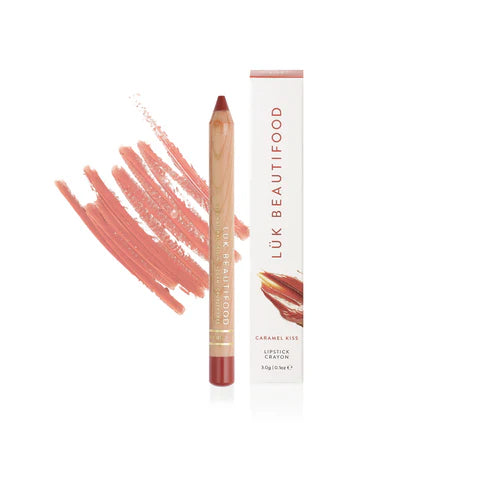 LÜK BEAUTIFOOD - Eco-Luxe Lipstick Crayon | Caramel Kiss