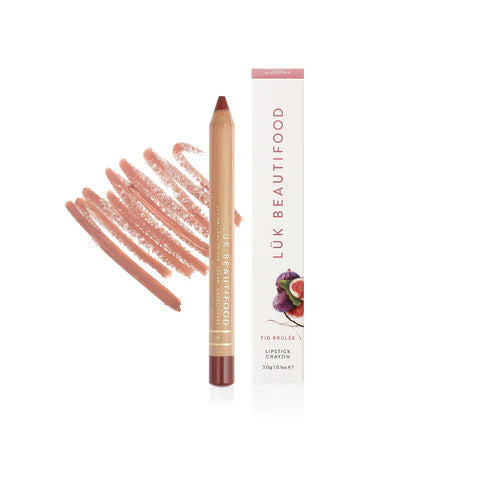 LÜK BEAUTIFOOD - Eco-Luxe Lipstick Crayon | Fig Brulee