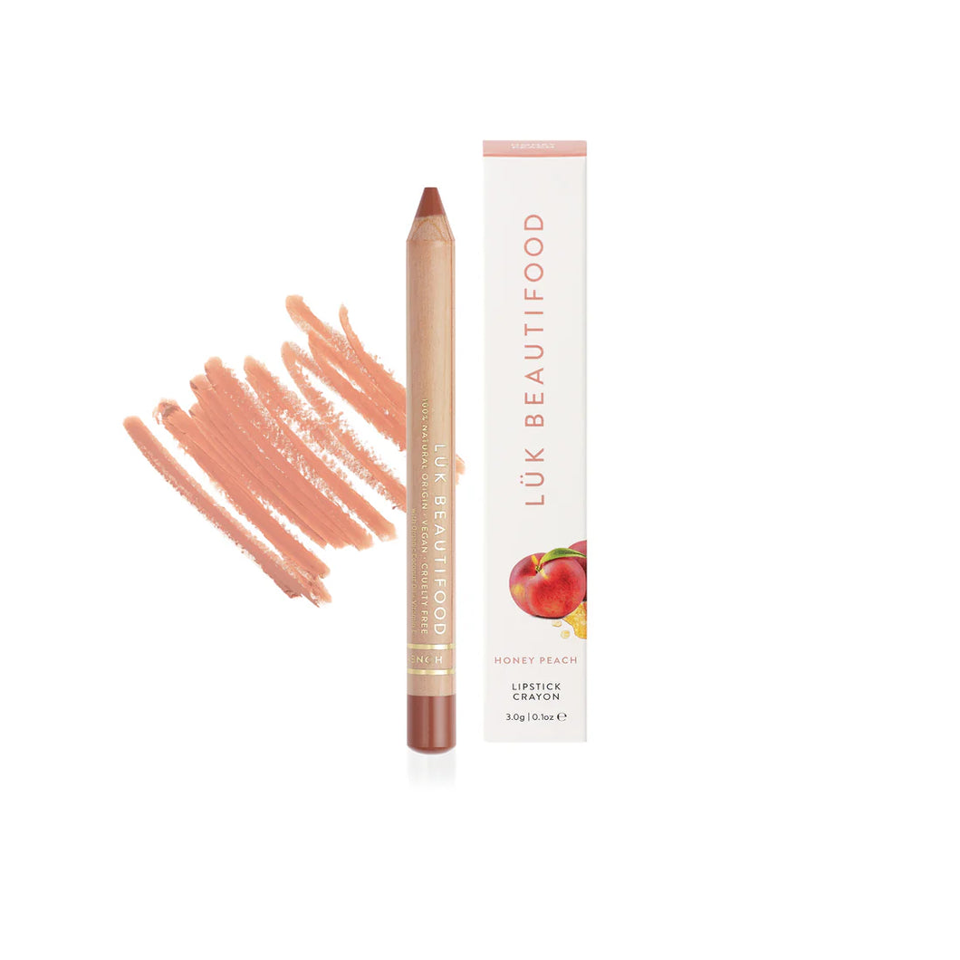 LÜK BEAUTIFOOD - Eco-Luxe Lipstick Crayon | Honey Peach
