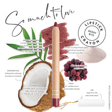 Load image into Gallery viewer, LÜK BEAUTIFOOD - Eco-Luxe Lipstick Crayon | Berry Bite
