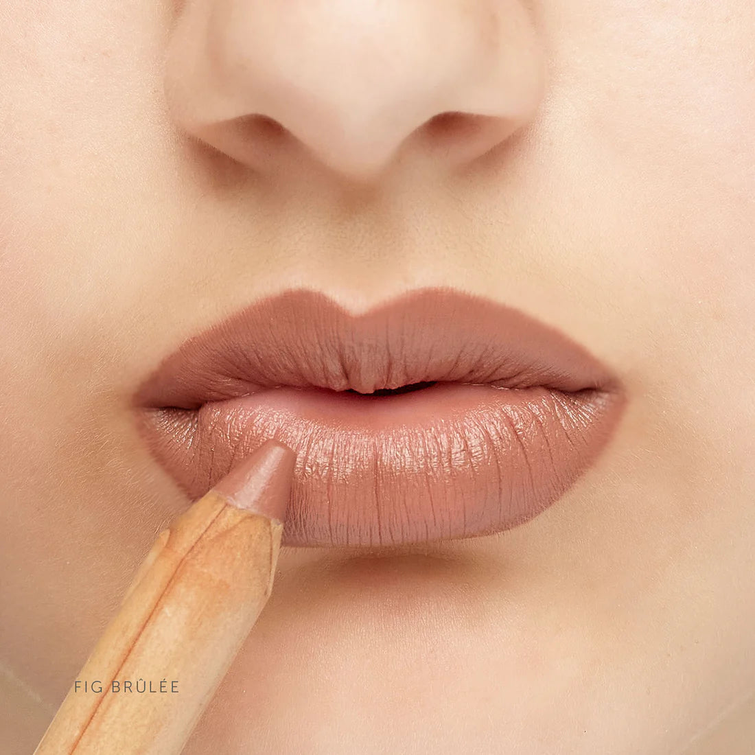 LÜK BEAUTIFOOD - Eco-Luxe Lipstick Crayon | Fig Brulee