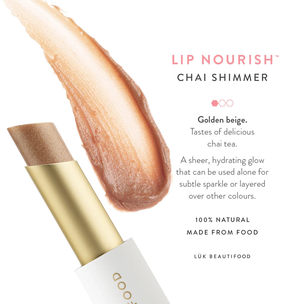 LÜK BEAUTIFOOD - Lip Nourish | Chai Shimmer