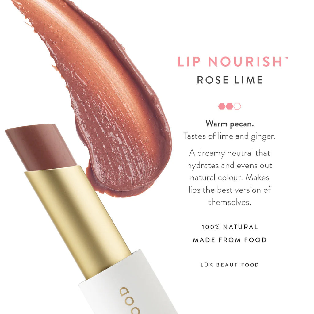 LÜK BEAUTIFOOD - Lip Nourish | Rose Lime