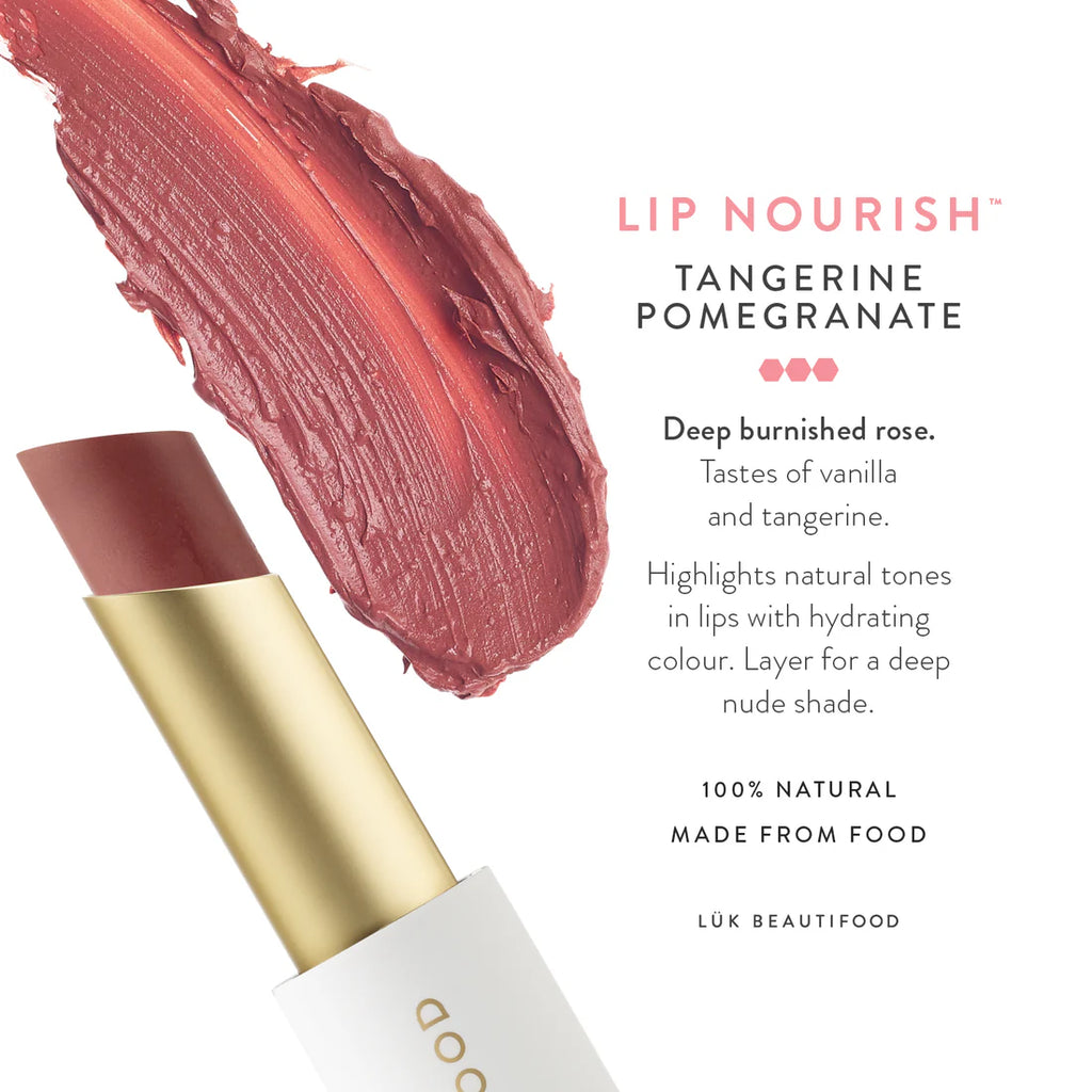 LÜK BEAUTIFOOD - Lip Nourish | Tangerine Pomegranate