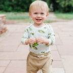 Milkbarn Cotton Long Sleeve One Piece | Forest Party