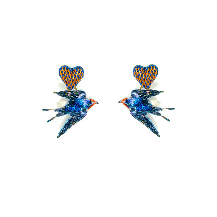 Trovelore Love Swallows Earrings
