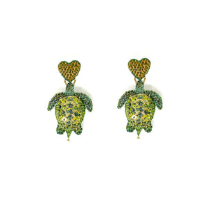 Trovelore Turtle Love Earrings