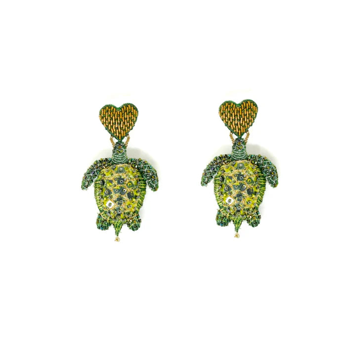 Trovelore Turtle Love Earrings