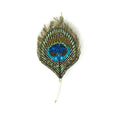 Trovelore Luminous Peacock Feather Brooch
