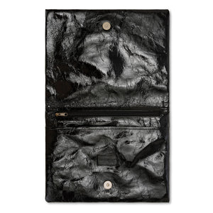 Uashmama Maru Clutch - Small | Glossy Black