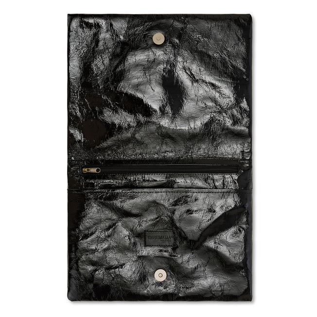 Uashmama Maru Clutch - Medium | Glossy Black