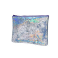 Tracey Tanner - Iridescent Zip Pouch Large| Distress Hologram Sky