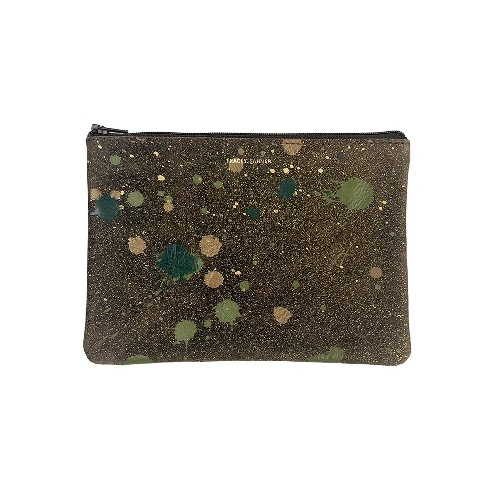 Tracey Tanner - Splatter Zip Medium | Splatter Woodland