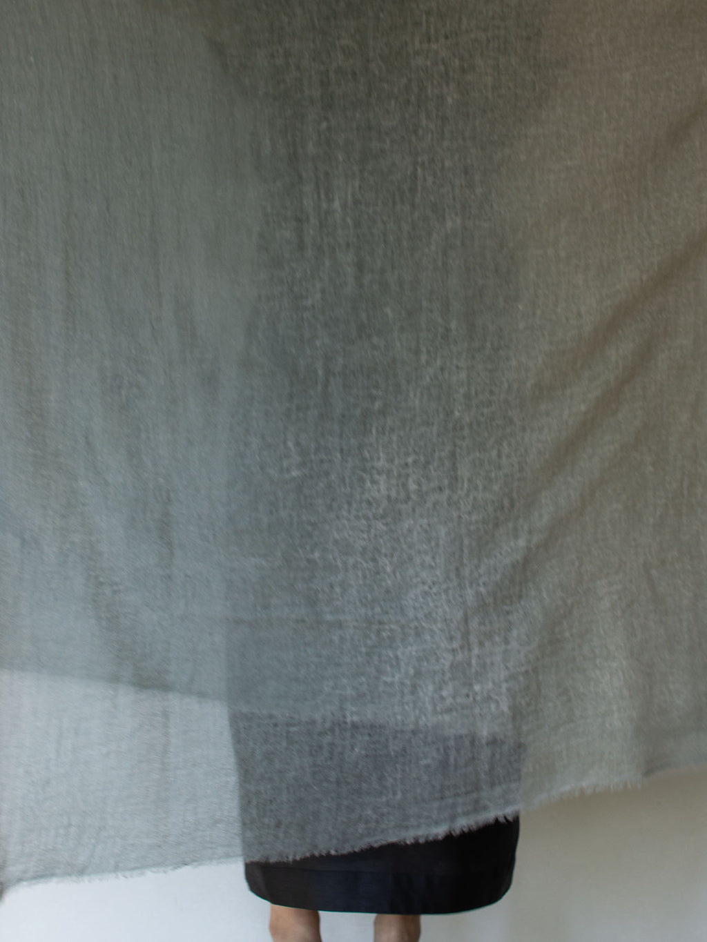 Oats & Rice Macaron Ombre Cashmere Scarf | Sage