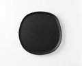 Haand Dinner Plate - Ripple | 11 in - Matte Black