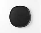 Haand Dinner Plate - Ripple | 11 in - Matte Black