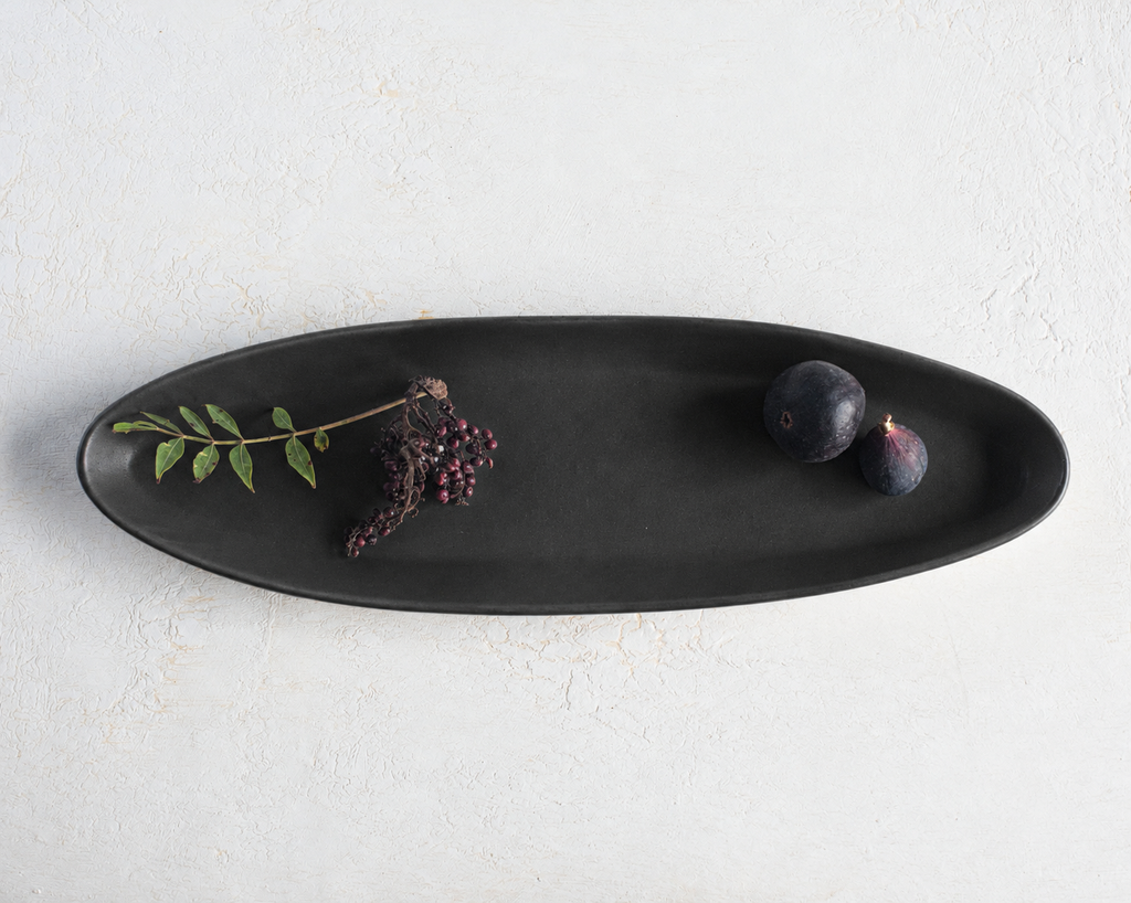 Haand Appetizer Tray | 15.5 in - Matte Black