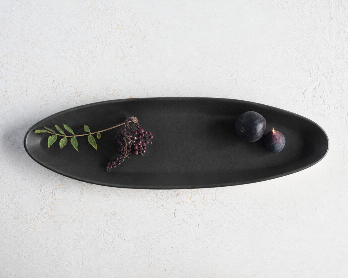Haand Appetizer Tray | 15.5 in - Matte Black