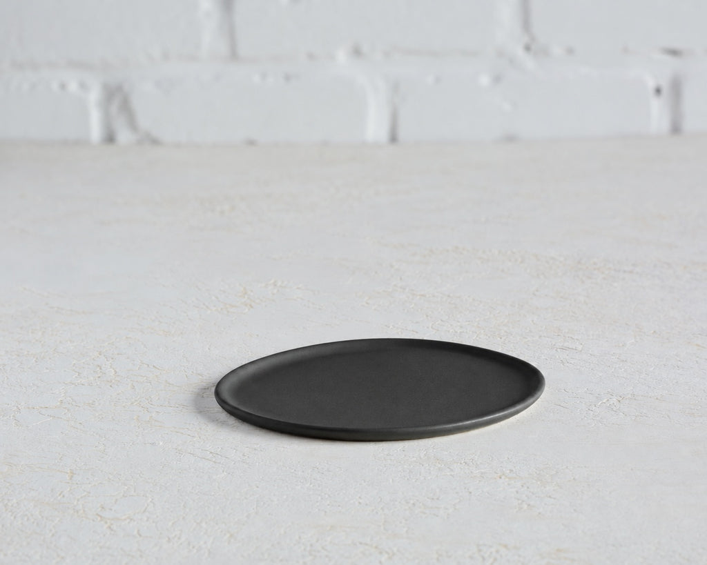 Haand Side Plate - Ripple | 6.5 in - Matte Black