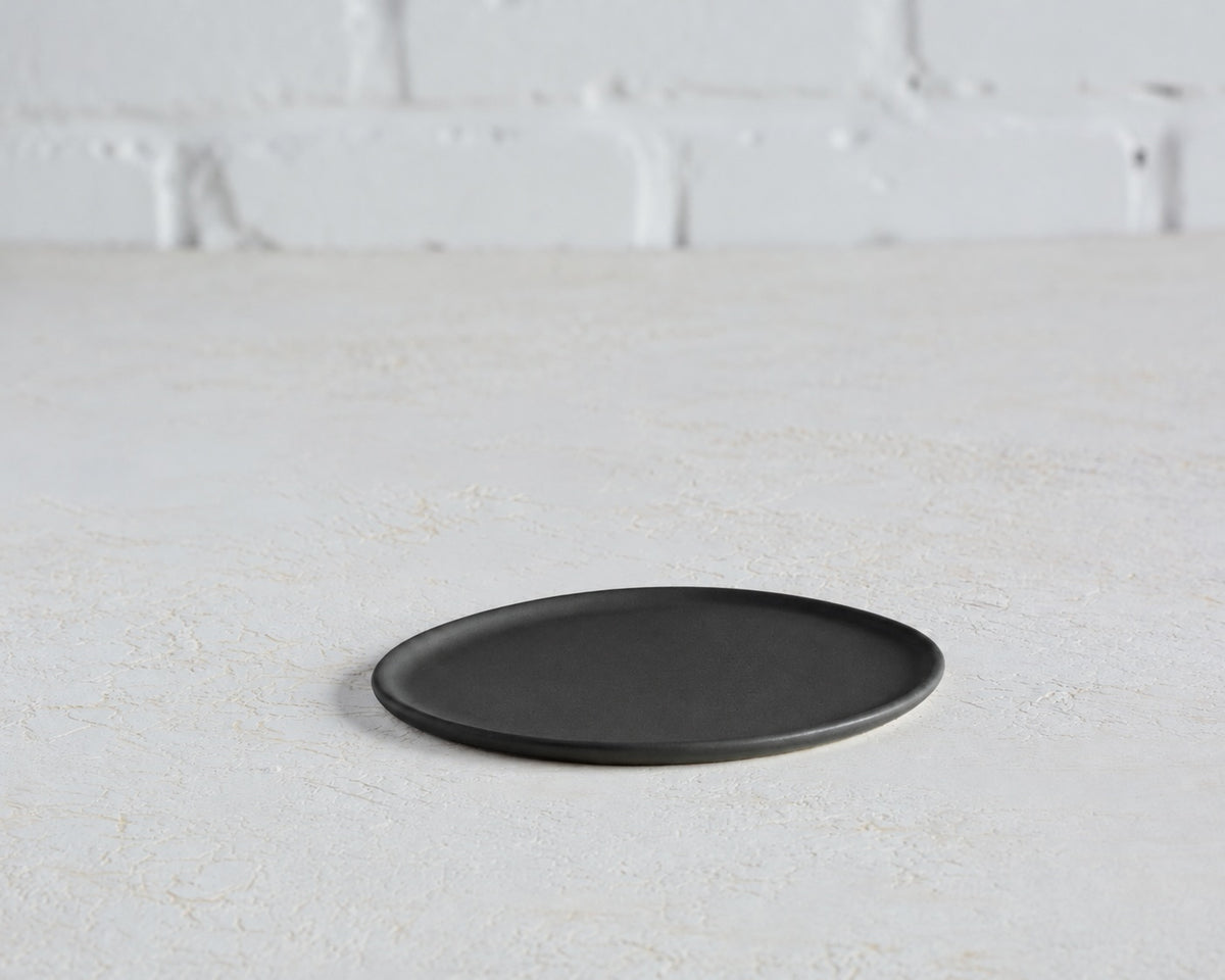 Haand Side Plate - Ripple | 6.5 in - Matte Black