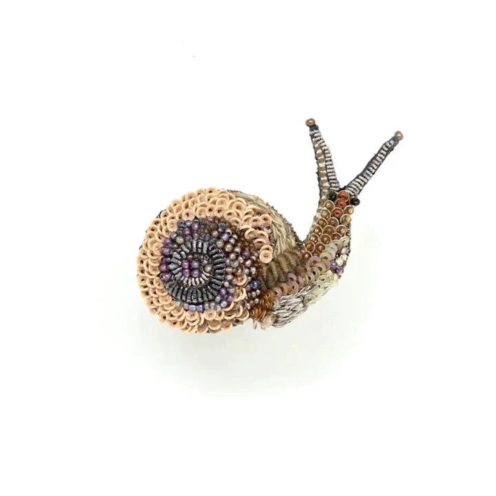 Trovelore Melting Snail Brooch