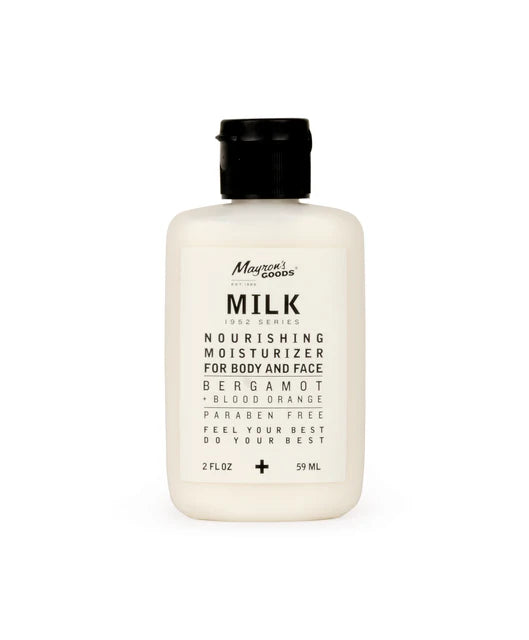 Mayron's Goods - Nourishing Body Milk - Bergamot + Blood Orange Travel Size - 2 oz.
