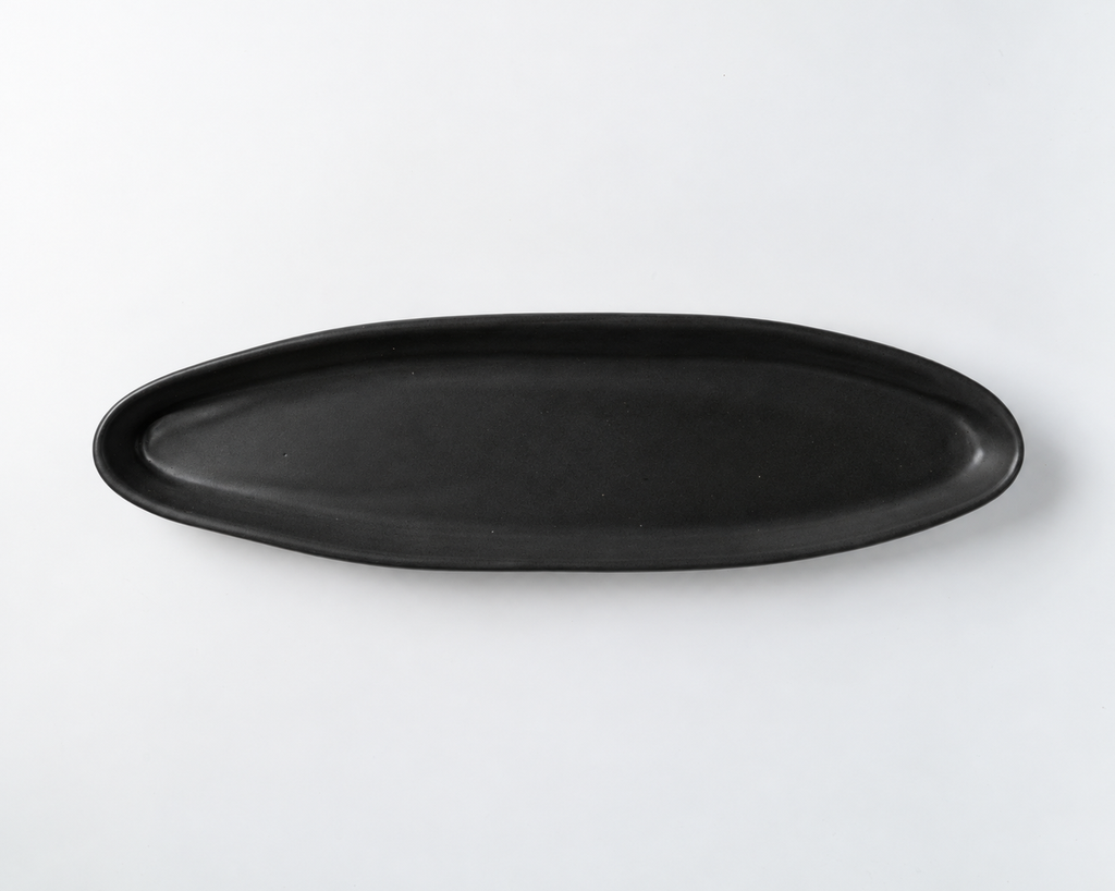 Haand Appetizer Tray | 15.5 in - Matte Black