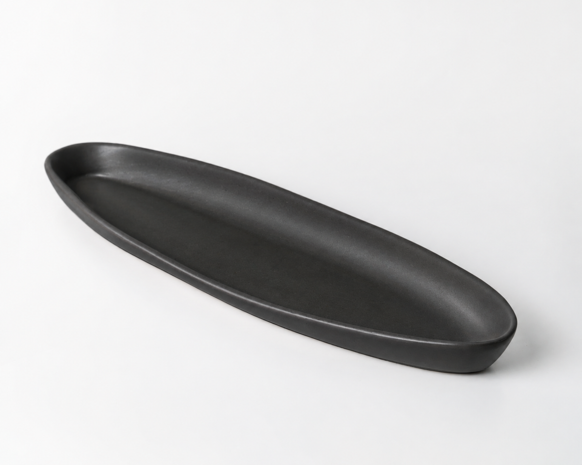 Haand Appetizer Tray | 15.5 in - Matte Black