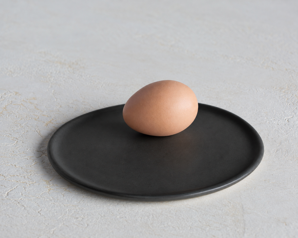 Haand Side Plate - Ripple | 6.5 in - Matte Black