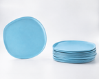 Haand Dinner Plate - Ripple | 11 in - Robin's Egg Blue