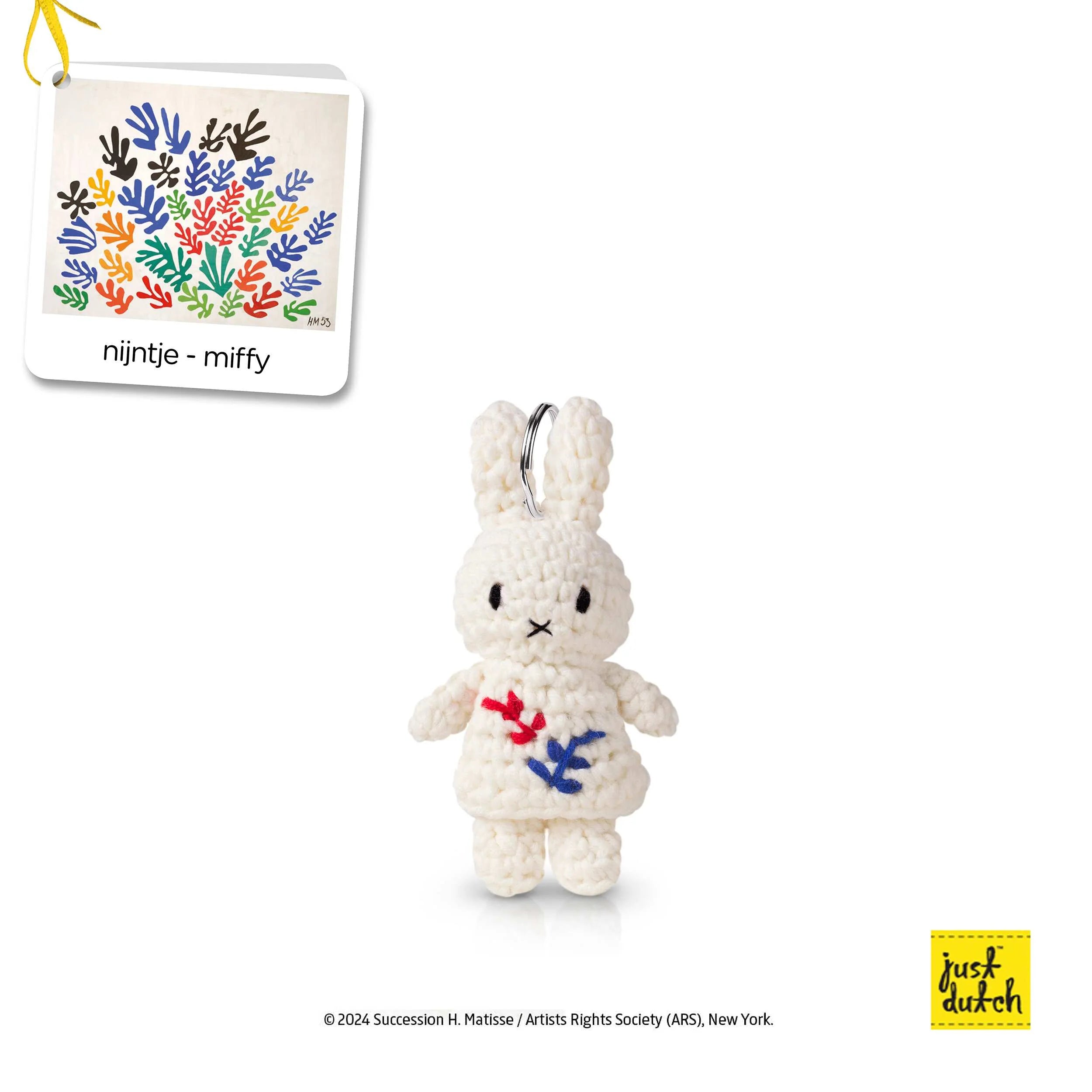 Just Dutch Miffy Keychain | Henri Matisse - La Gerbe