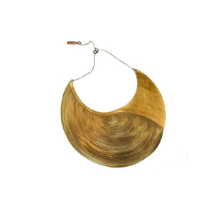 Oropopo Whorl Collar Necklace | Gold