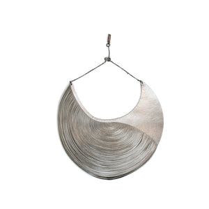 Oropopo Whorl Collar Necklace | Silver