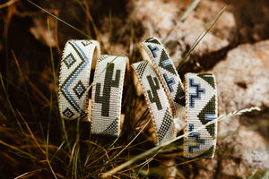 Etkie Native American Made Cuff - Cactus | Large