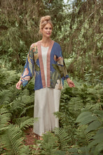 Load image into Gallery viewer, Powder UK Delicate Tropics Kimono Jacket - Indigo
