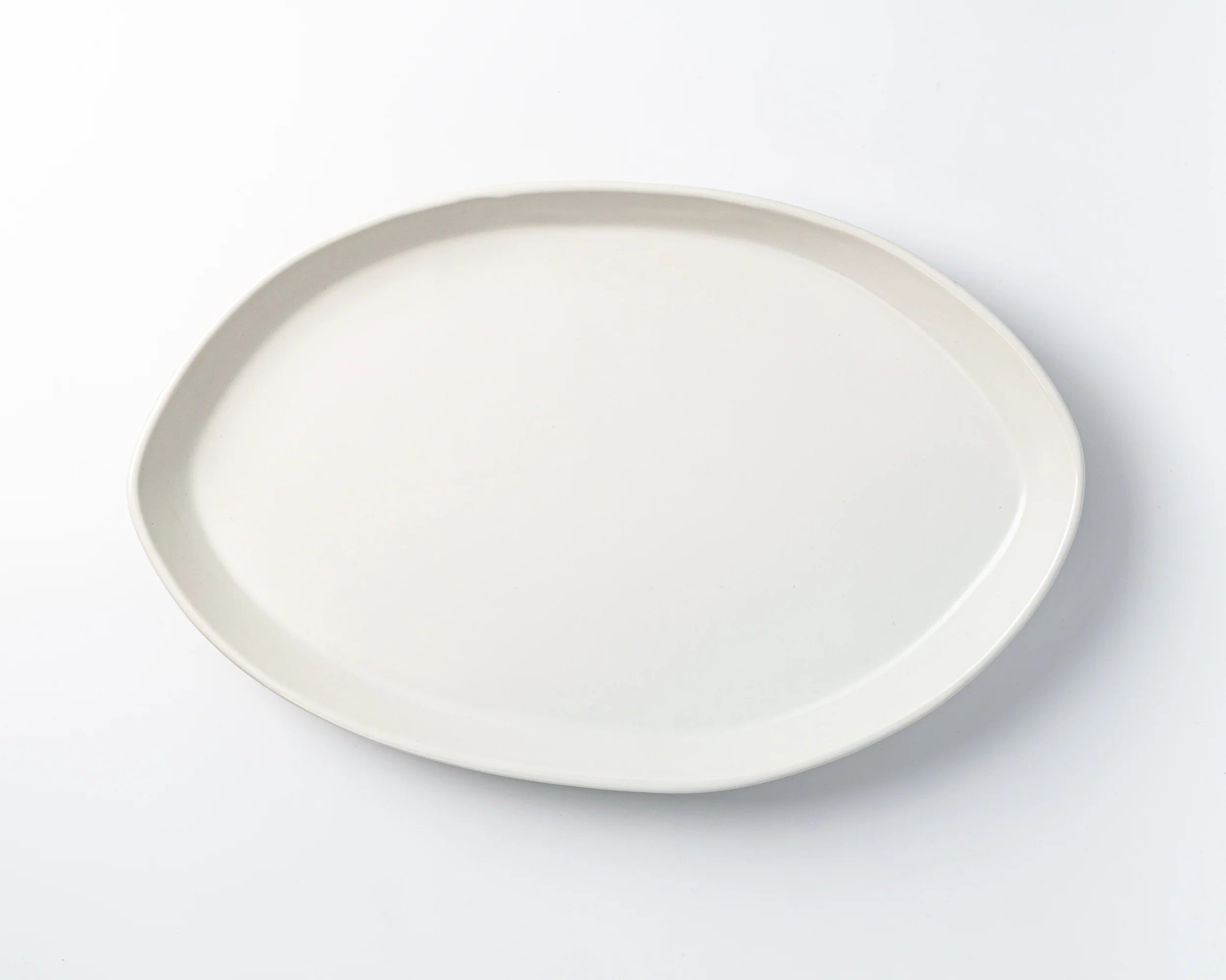 Haand Oval Platter - Ripple | 15 in - Robin's Egg