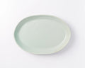 Haand Oval Platter - Ripple | 13 in - Celadon