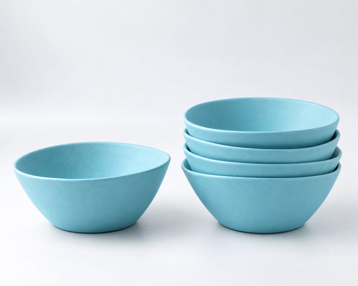 Haand Sharing Bowl - Ripple | 8 in + 38 oz - Robin's Egg