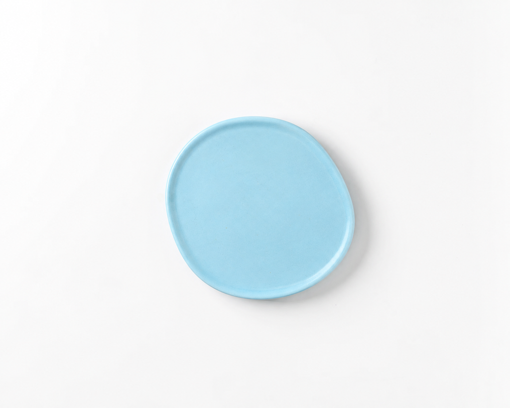Haand Side Plate - Ripple | 6.5 in - Robin's Egg Blue