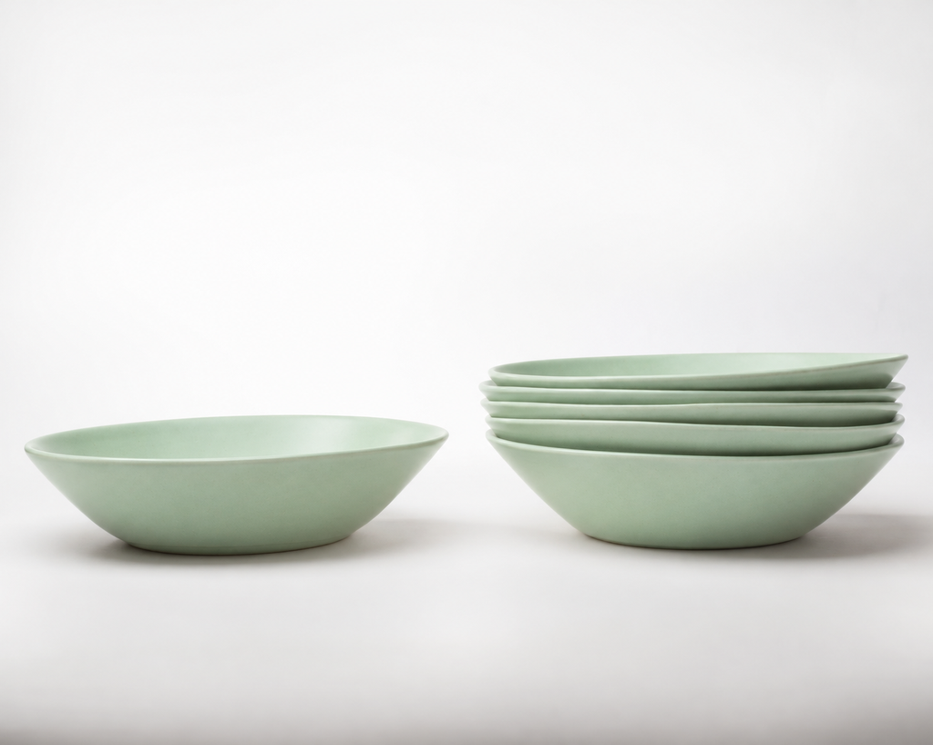 Haand Soup/Dinner Bowl - Skali | 9.5 in + 45 oz - Celadon Green