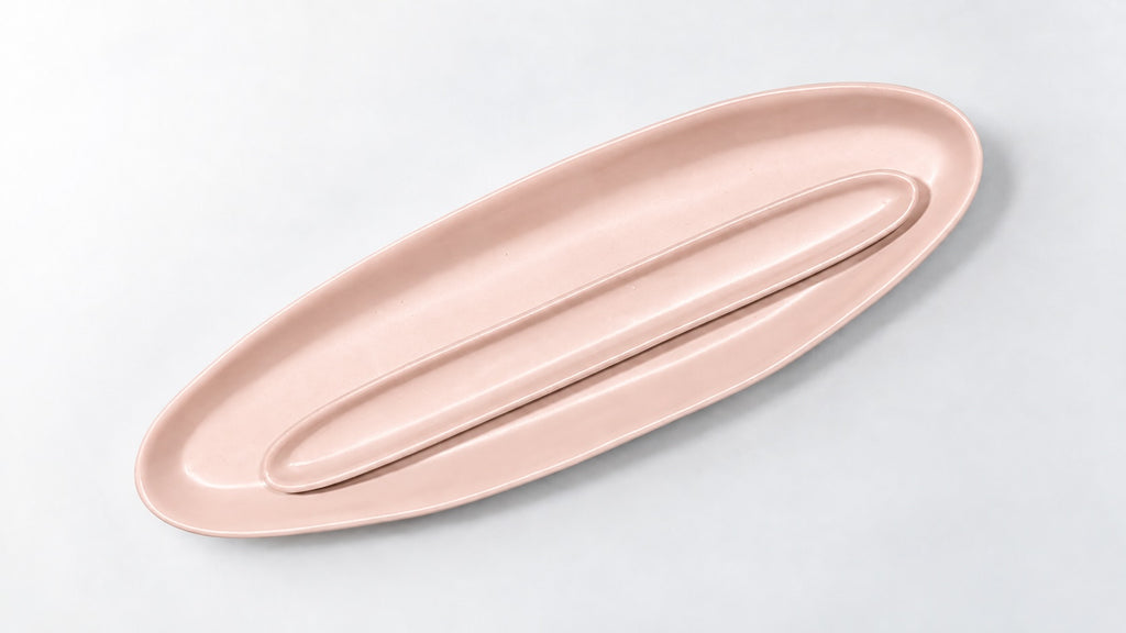 Haand Olive Tray - Buttermilk Pink